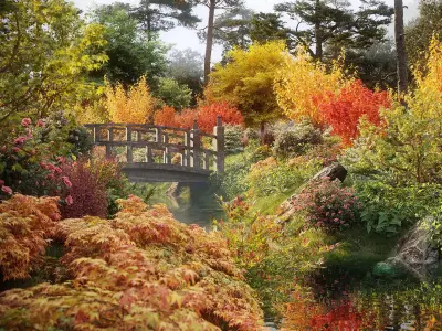  Japanese plants - Include GrowFX and Mesh file 