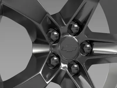Chevrolet Camaro 2010 rim 3D model