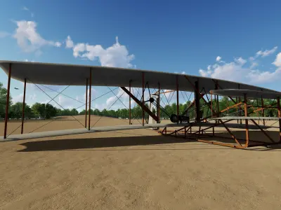 The Wright Flyer Free 3D model