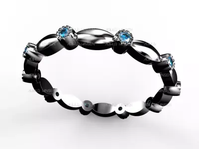 Milgrain Round BAND 3D print model