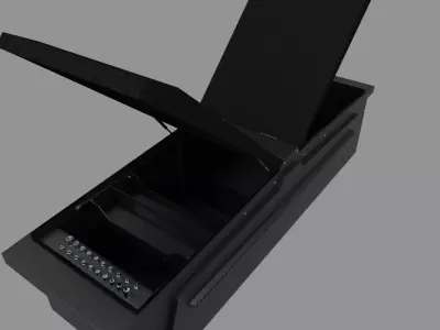 Truck Tool Box Low-poly 3D model