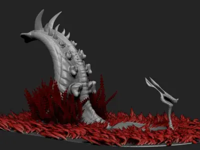 Viper tongue 3d  3D model