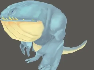 Water Creature Low-poly 3D model
