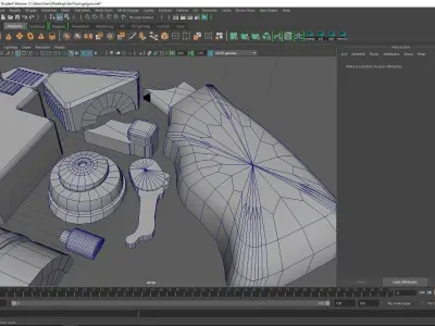 Arkham Asylum Gel Gun 3D Model 3D model