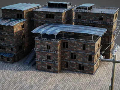 building Low-poly 3D model 11