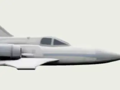 fantasy space ship 3D model