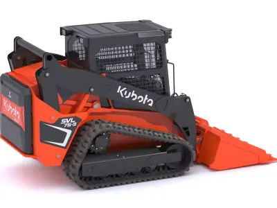 Kubota SVL 75-3 Compact Track Loader 3D model