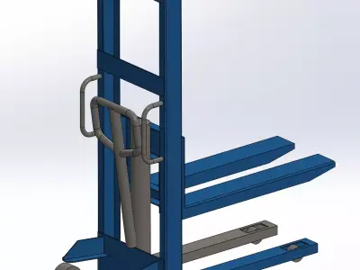 Hydraulic Lift Machine  3D model