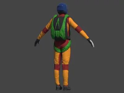 Skydiver1 3D model
