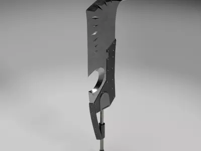 Espada Munster Hunter Low-poly 3D model