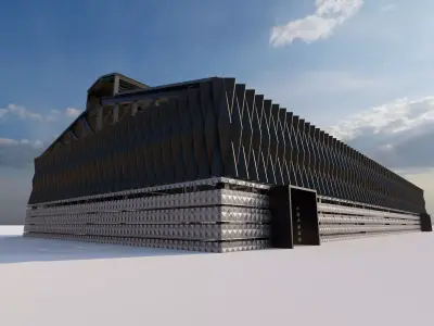 Warehouse-Warehouse Building 3D model