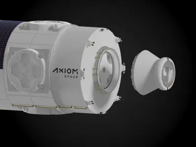 Axiom Space Station Core Module 3D model
