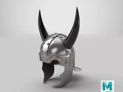 Viking Helmet 03 3D model