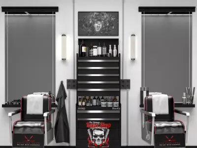 Baber shop 5 3D model