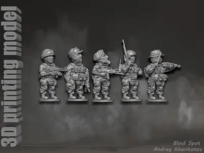 Russian soldier 3D print model