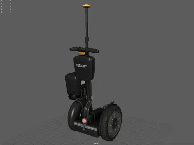 Segway Security Low-poly 3D model