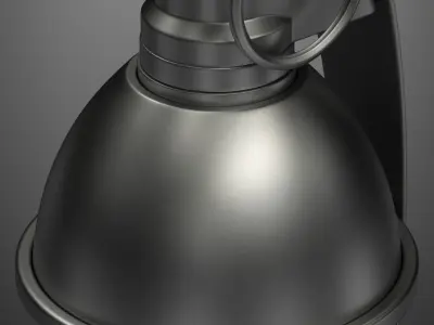 grenades set metal grenade 3D model