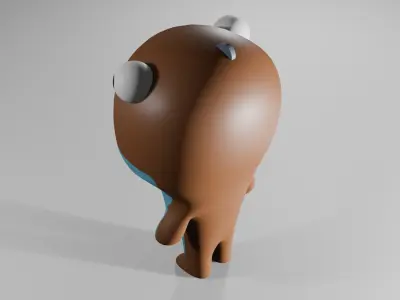 Jug the Dinosaur Low-poly 3D model