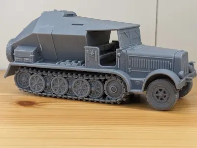 Sd Kfz 7-3 - The Feuerleitpanzerfahrzeug fur V-2 Raketen 3D print model