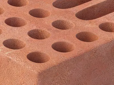 High Quality Perforated Brick Free 3D model