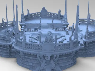 Poseidon ruins 2 3D model