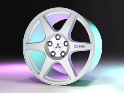 Enkei Evo 8 3D model