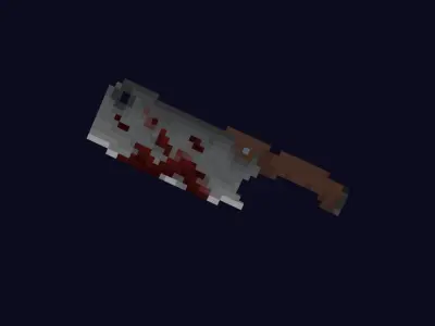 Voxel Weapons Pack - 3D Lowpoly Game Assets Low-poly 3D model