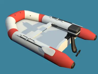 Motor Boat 3D model