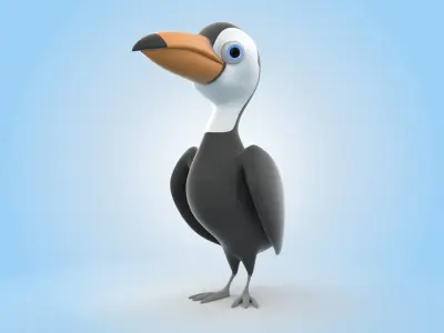 Toucan 3D model