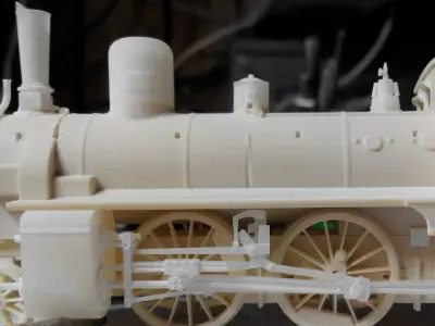 N1Russian Steam Locomotive 3D print model