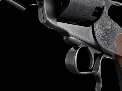LeMat Revolver Low-poly 3D model get