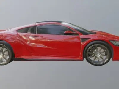 Acura NSX 3d Model  Free 3D model