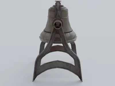 Old Bell Low-poly 3D model