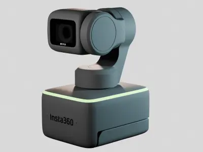 Insta360 Link Webcam Low-poly 3D model