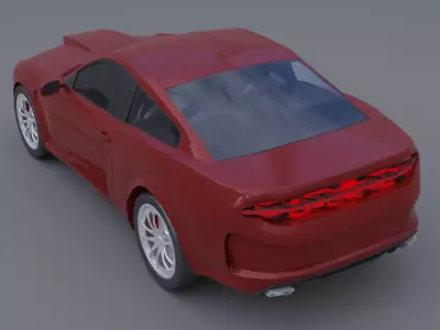 Generic Muscle car mark 2b 3D model