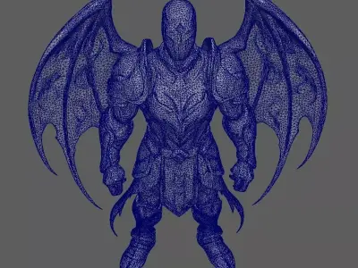 Knight 3D model 2