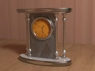 Table Clock 3D model