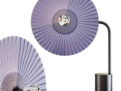 roche bobois rays table lamp 3D model