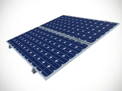 Solar Panel Low-poly 3D model buy