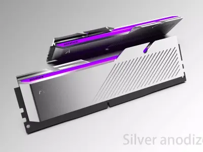 DDR5 RAM concept model 3D model