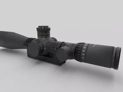 telescopic sight PM11 Low-poly 3D model