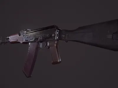  AK 74M  Low-poly 3D model