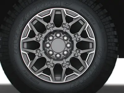 GMC Hummer EV Pickup Edition 1 2022 wheel 3D model