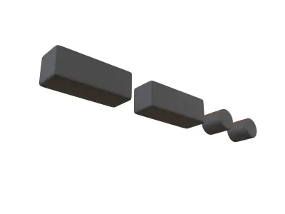 Morse Code Z v1 001 Low-poly 3D model