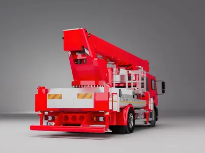 Mobile Crane 3D model