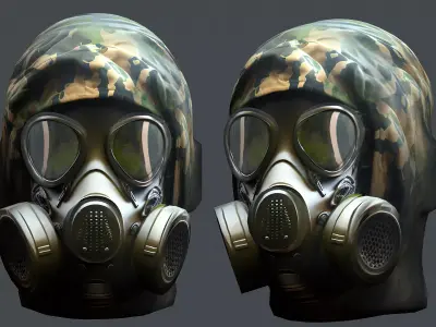 Helmet 3d model military combat Military Low-poly 3D model shop