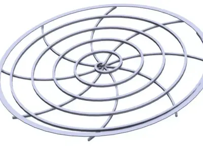 Spiral table top 3D model