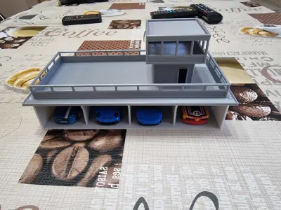 Pit stop garage 1 64 3D print model