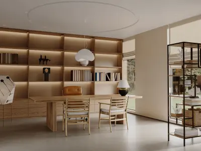 office interior 3D model 5