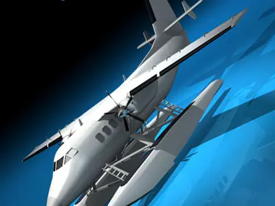 Floatplane seaplane 3D model